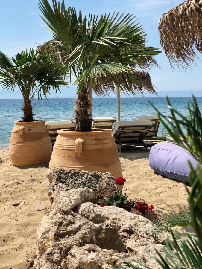 Byblos Mare-The Exclusive Beach Front Villa Skala Sotiros Exterior foto